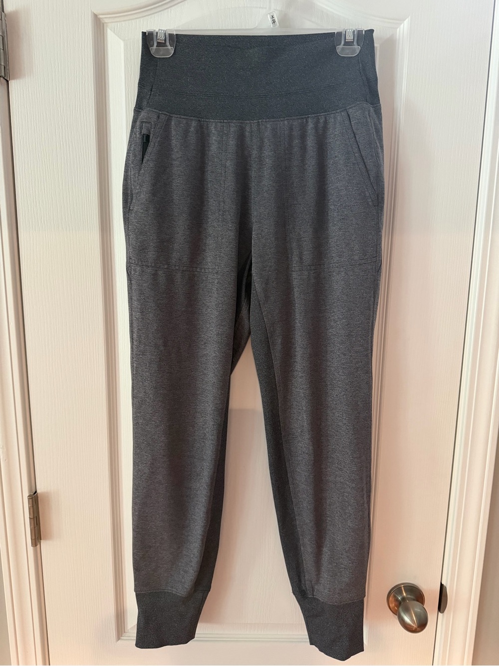 Athleta Charcoal Gray Venice High-Rise Jogger Pants